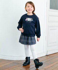 ANY KIDS 裏シャギーチェックショートパンツ