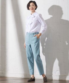J.PRESS LADIES S 【洗える】ストレッチ テーパード パンツ