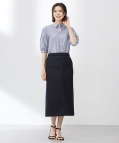 J.PRESS LADIES L 【洗える】BEZ 空羽ストライプ シャツ ブラウス