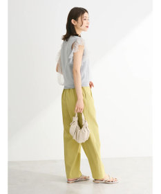 Green Parks ・swing by チュールレイヤーノースリーブニット