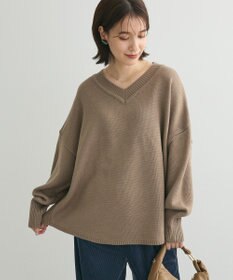 Green Parks 洗える　Ｖネックニットプルオーバー