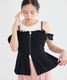 earth music&ecology ペプラムビスチェ