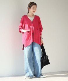 AMERICAN HOLIC バイパチＶネックワイドニットカーディガン