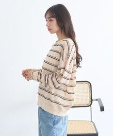 earth music&ecology ボーダーニットプルオーバー