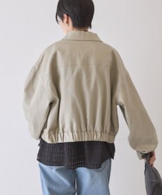 AMERICAN HOLIC 襟付きショート丈ブルゾン