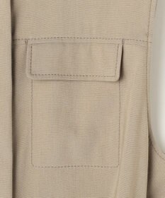 自由区 S 【セットアップ対応】リネンストレッチ ジレ