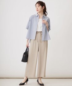 ANY SIS S 【洗える】クロップド シャツ