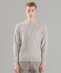 JOSEPH HOMME 新柄【洗える】シルクバルキー  クルーネックニット