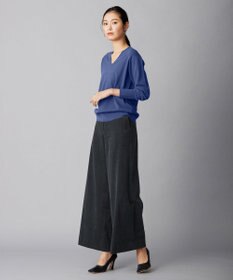 ICB コットンカポックソフトコール ワイドパンツ