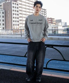 WEGO 【ユニセックス着用ITEM/裏起毛/SMLサイズ展開】リラックスフィットゲームロゴプルオーバー