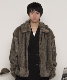 WEGO フェイクファーZIPブルゾン