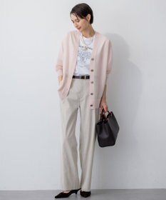 23区 【Oggi5月号掲載/洗える】リネンレーヨンストレッチ ワイド パンツ