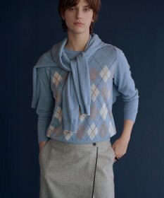 J.PRESS LADIES アーガイル ツイン ニット