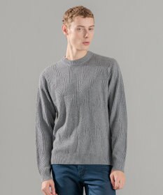 JOSEPH HOMME 新柄【洗える】シルクバルキー  クルーネックニット
