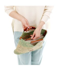 IBIZA ラフィア　2WAYバッグ