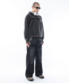 WEGO 【ユニセックス着用ITEM】コンパクトフィットロゴプルパーカー