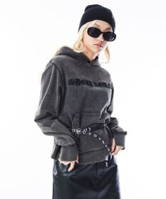 WEGO 【ユニセックス着用ITEM】コンパクトフィットロゴプルパーカー