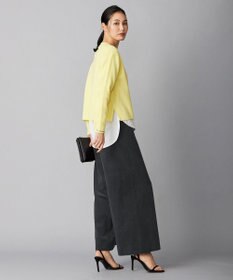 ICB コットンカポックソフトコール ワイドパンツ