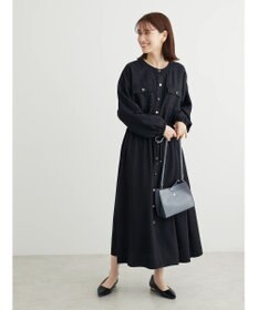 Green Parks ・ＥＬＥＮＣＡＲＥ　ＤＵＥ　イロイロ釦ドロストワンピース