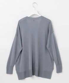 J.PRESS LADIES 【洗える】 シルキーレーヨンストレッチ Ｖネック カーディガン