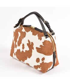 LA BAGAGERIE カウヘアーミニバッグ