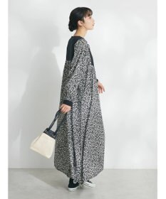 CRAFT STANDARD BOUTIQUE インド綿混キルト切替花柄ワンピース