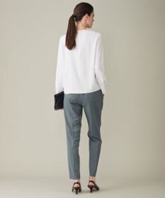 ICB L 【洗える】 ストレッチジョーゼット ブラウス