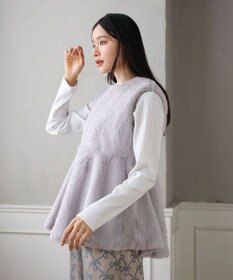 Green Parks ・ＥＬＥＮＣＡＲＥ　ＤＵＥペプラムフェイクファーベス