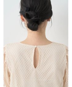 earth music&ecology 袖シアーレースプルオーバー