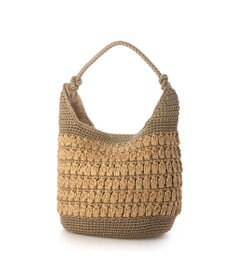 UNBILLION カシュカシュ cachecache / コンビ編みワンハンドルトート