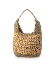 UNBILLION カシュカシュ cachecache / コンビ編みワンハンドルトート