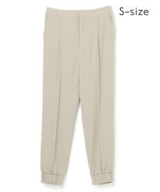 BEIGE， 【洗える・S-size】SENTIER / バックサテンジョグパンツ