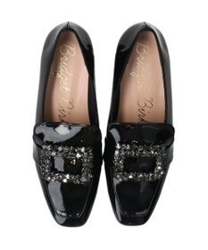 Bridget Birkin 【Bridget Birkin】スクエアバックルビジューローファー