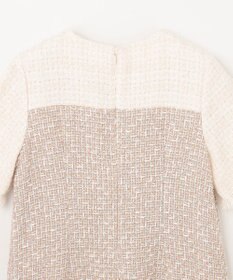 GRACE CONTINENTAL ツイードコンビミニワンピース