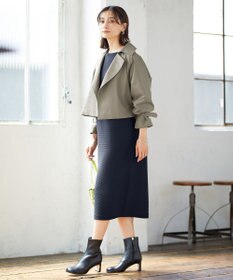 ICB L T/Cシャンブレーツイル 3WAYコート