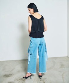 GRACE CONTINENTAL コクーンデニムカーゴパンツ