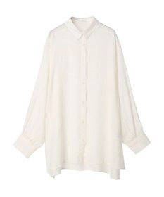 Green Parks ジャガードシアーシャツ