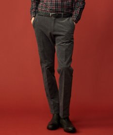 JOSEPH ABBOUD 【キングサイズ・ウエストも伸びる！/ストレッチ/暖かい/オーガニック】オーガニックカルゼストレッチ パンツ