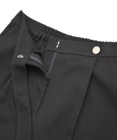 YECCA VECCA 金釦アクセントベルトワイドパンツ