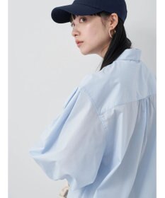 earth music&ecology 袖タックブラウス