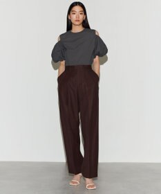 NAVE 【Nave　洗える】バルキーツイル   タックパンツ