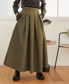 WEGO 【ANGIE VINTAGE】ハイウエストタックフレアスカート