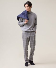 J.PRESS MEN 【ストレッチ / 洗える】トリートメントウールアメリカンチェック スラックス