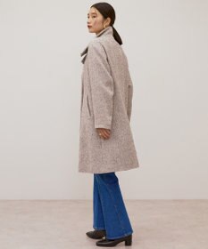 AMERICAN HOLIC ヘリンボーンスタンドカラーコート