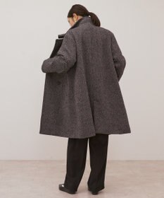 AMERICAN HOLIC ヘリンボーンスタンドカラーコート