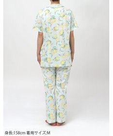 Wing パジャマ 綿100%(本体) 天竺素材 5分袖 半袖 長ズボン レディース EP8046 ウイング／ワコール