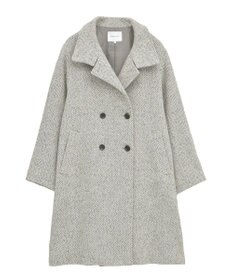 AMERICAN HOLIC ヘリンボーンスタンドカラーコート