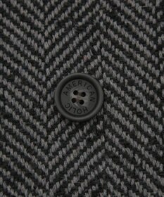 AMERICAN HOLIC ヘリンボーンスタンドカラーコート