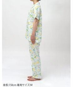 Wing パジャマ 綿100%(本体) 天竺素材 5分袖 半袖 長ズボン レディース EP8046 ウイング／ワコール