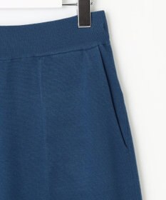 自由区 S 【セットアップ対応・洗える】レーヨンストレッチニットワイド パンツ